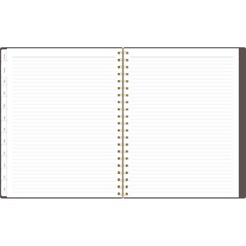 Workstyle Weekly/monthly Planner, 11 X 9.38, Brown/gold Cover, 12-month (jan To Dec): 2025