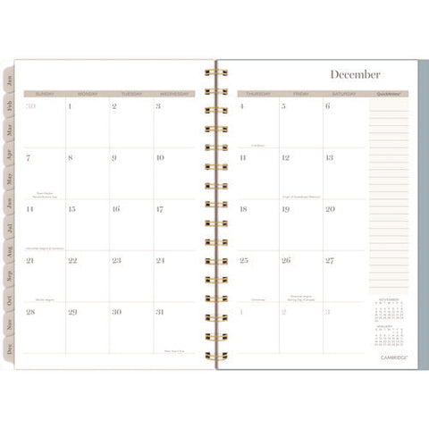 Triad Weekly/monthly Planner, Geometric Artwork, 8.5" X 6.38", Multicolor Cover, 12-month (jan To Dec): 2025