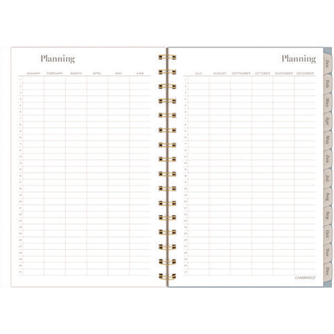 Triad Weekly/monthly Planner, Geometric Artwork, 8.5" X 6.38", Multicolor Cover, 12-month (jan To Dec): 2025