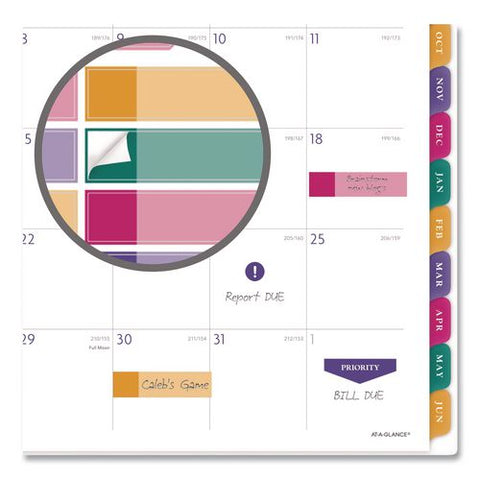 Badge Floral Academic Weekly/monthly Planner, 11 X 8.5, 13-month: July 2026 To July 2027