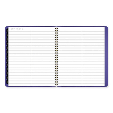 Contemporary Monthly Planner, 11.38 X 9.63, Purple Cover, 12-month (jan To Dec): 2025