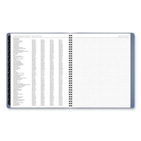 Contemporary Monthly Planner, 11.38 X 9.63, Blue Cover, 12-month (jan To Dec): 2025