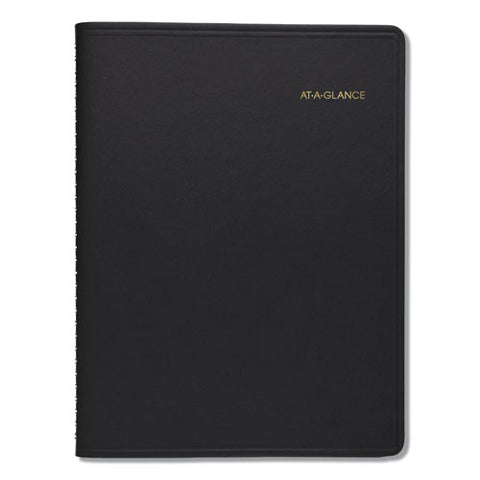 Monthly Planner, 11 X 9, Black Cover, 15-month: Jan 2025 To Mar 2026