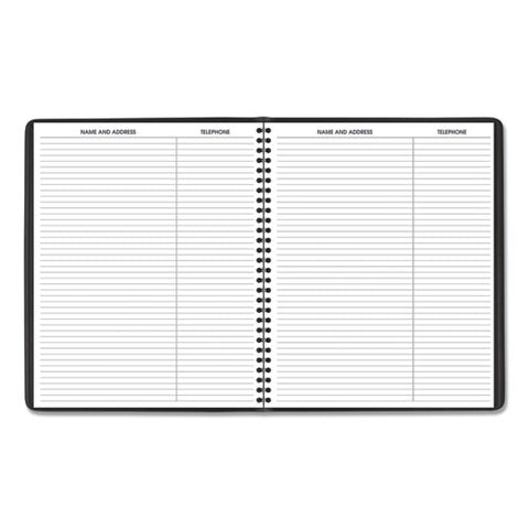 Monthly Planner, 11 X 9, Black Cover, 15-month: Jan 2025 To Mar 2026