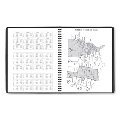 Monthly Planner, 11 X 9, Black Cover, 15-month: Jan 2025 To Mar 2026