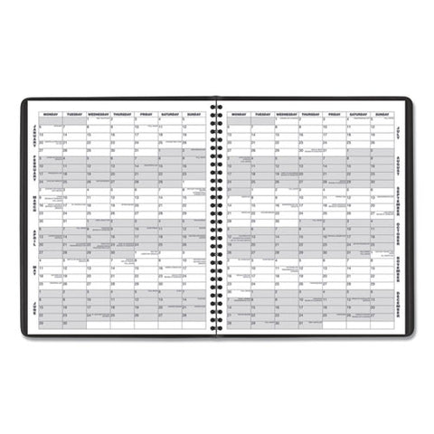 Monthly Planner, 11 X 9, Navy Cover, 15-month: Jan 2025 To Mar 2026