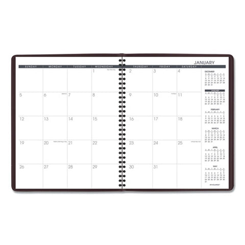 Monthly Planner, 11 X 9, Winestone Cover, 15-month: Jan 2025 To Mar 2026