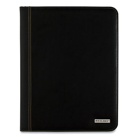 Executive Monthly Padfolio, 11 X 9, Black Cover, 13-month: Jan 2025 To Jan 2026