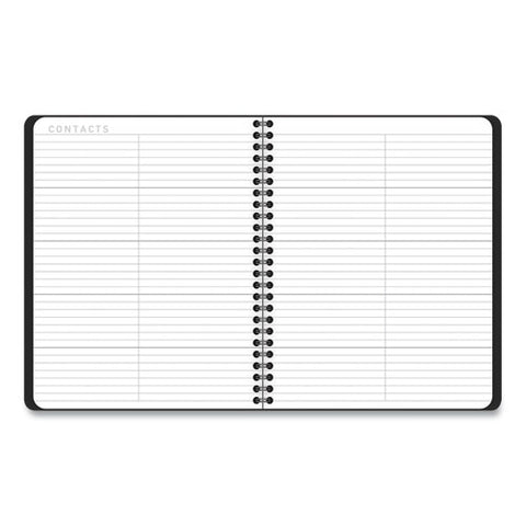 Contemporary Lite Weekly/monthly Planner, 8.75 X 7, Black Simulated Leather Cover, 12-month (jan To Dec): 2025