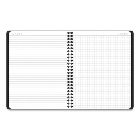 Contemporary Lite Weekly/monthly Planner, 8.75 X 7, Black Simulated Leather Cover, 12-month (jan To Dec): 2025