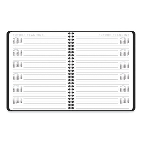 Contempo Lite Academic Year Weekly/monthly Planner, 8.75 X 7.87, Black Cover, 12-month (july To June): 2025 To 2026