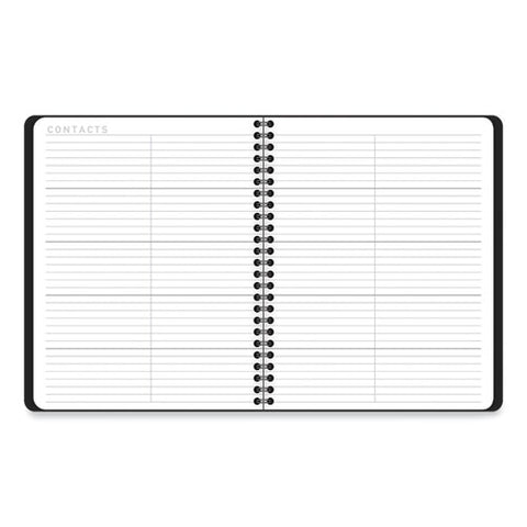 Contempo Lite Academic Year Weekly/monthly Planner, 8.75 X 7.87, Black Cover, 12-month (july To June): 2025 To 2026