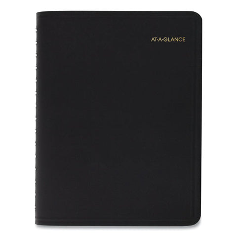 Four-person Group Daily Appointment Book, 11 X 8, Black Cover, 12-month (jan To Dec): 2025