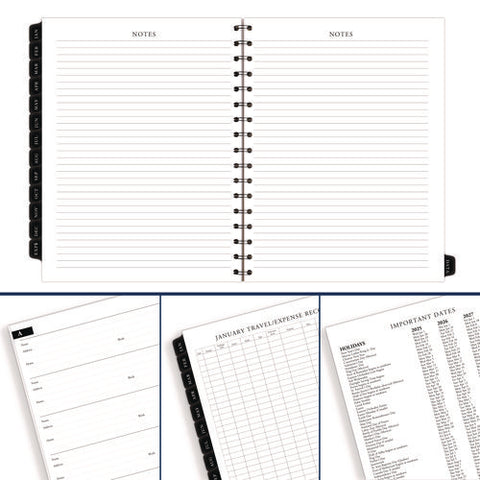 Executive Weekly/monthly Planner Refill With Hourly Appointments, 8.75 X 6.88, White Sheets, 12-month (jan To Dec): 2025