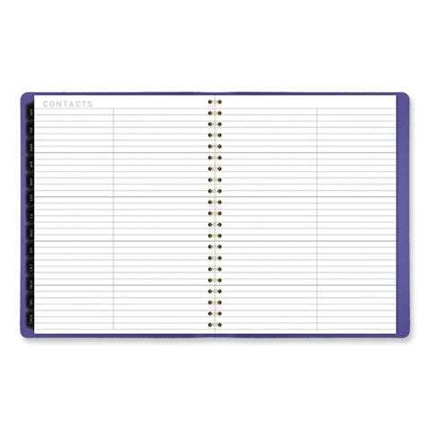 Contemporary Weekly/monthly Planner, 11.38 X 9, Purple Cover, 12-month (jan To Dec): 2025