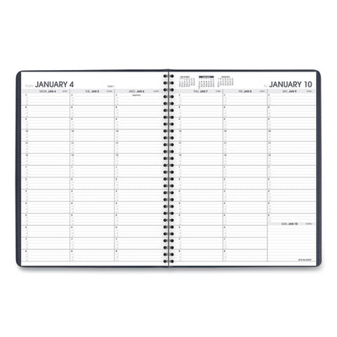 Weekly Appointment Book, 11 X 8.25, Navy Cover, 13-month: Jan 2025 To Jan 2026