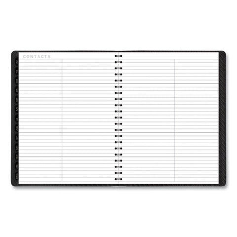 Contemporary Weekly/monthly Planner, Vertical-column Format, 11 X 8.25, Graphite Cover, 12-month (jan To Dec): 2025