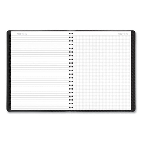 Contemporary Weekly/monthly Planner, Vertical-column Format, 11 X 8.25, Graphite Cover, 12-month (jan To Dec): 2025