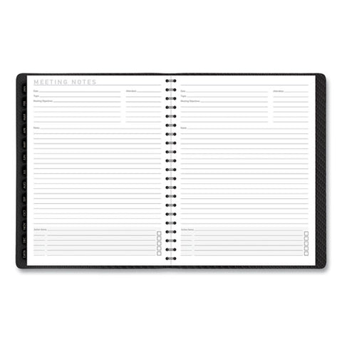 Contemporary Weekly/monthly Planner, Vertical-column Format, 11 X 8.25, Graphite Cover, 12-month (jan To Dec): 2025