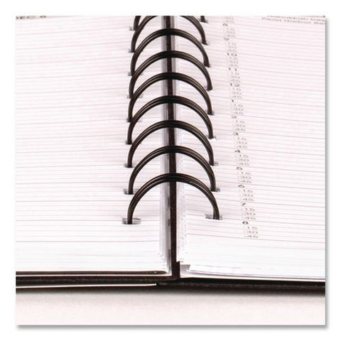 Move-a-page Weekly/monthly Appointment Book, 11 X 9, Black Cover, 12-month (july To June): 2026 To 2027