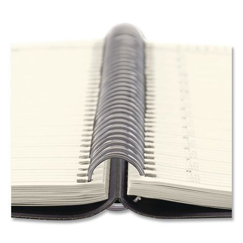 Recycled Academic Weekly/monthly Appointment Book, 11 X 8.5, Black Cover, 12-month (july To June): 2026 To 2027
