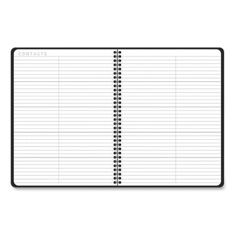 Contemporary Lite Weekly/monthly Planner, 11 X 8.25, Black Simulated Leather Cover, 12-month (jan To Dec): 2025