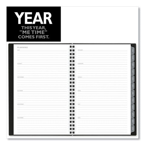 Elevation Academic Weekly/monthly Planner, 8.5 X 5.5, Black Cover, 12-month (july To June): 2024 To 2025