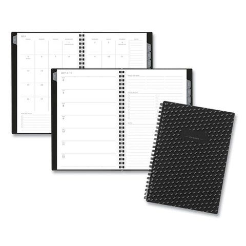 Elevation Academic Weekly/monthly Planner, 8.5 X 5.5, Black Cover, 12-month (july To June): 2024 To 2025