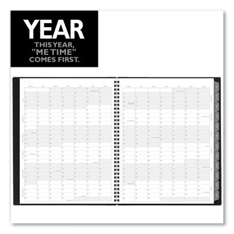 Elevation Academic Weekly/monthly Planner, 11 X 8.5, Black Cover, 12-month (july To June): 2024 To 2025