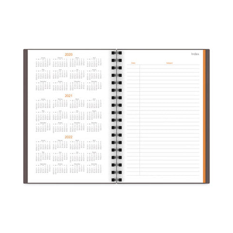 Plan. Write. Remember. Planning Notebook Two Days Per Page , 9 X 6, Gray Cover, Undated