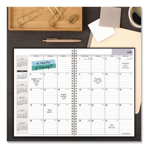 Dayminder Academic Monthly Planner, 12 X 8, Black Cover, 14-month: July 2026 To Aug 2027