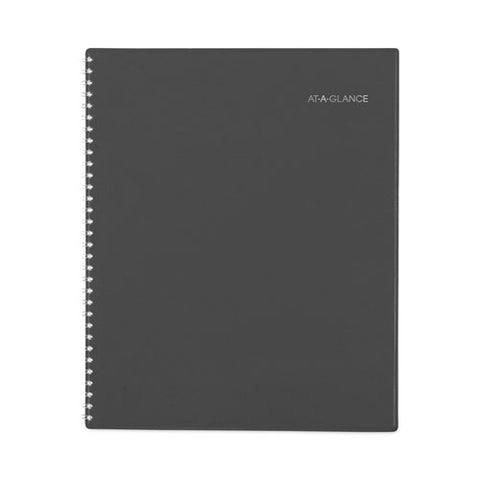 Dayminder Academic Monthly Desktop Planner, Twin-wire Binding, 11 X 8.5, Charcoal Cover, 12-month (july To June): 2024-2025