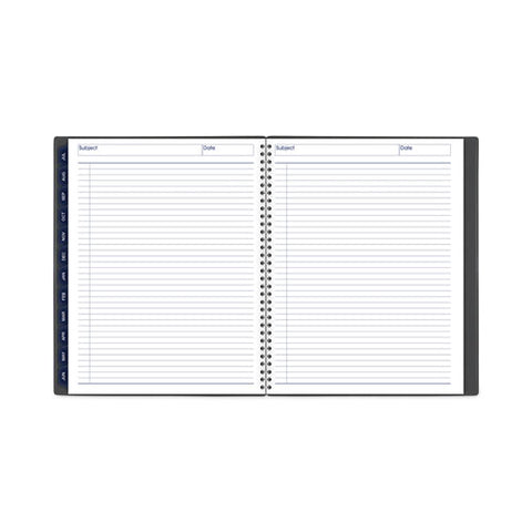 Dayminder Academic Monthly Desktop Planner, Twin-wire Binding, 11 X 8.5, Charcoal Cover, 12-month (july To June): 2024-2025