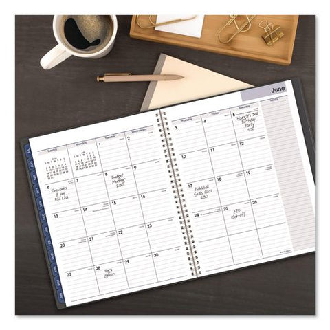 Dayminder Academic Weekly/monthly Planners, 11 X 8.5, Charcoal Cover, 12 Month (july To June): 2026 To 2027