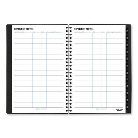 Academic Year Customizable Student Weekly/monthly Planner, 8.5 X 6.75, 12-month (july To June), 2024 To 2025