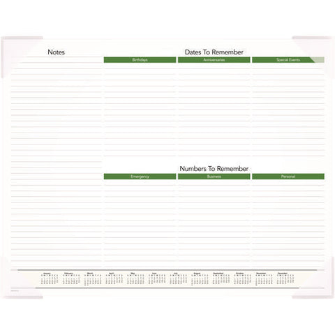 Puppies Monthly Desk Pad Calendar, Puppies Photography, 22 X 17, White Sheets, Clear Corners, 12-month (jan To Dec): 2025