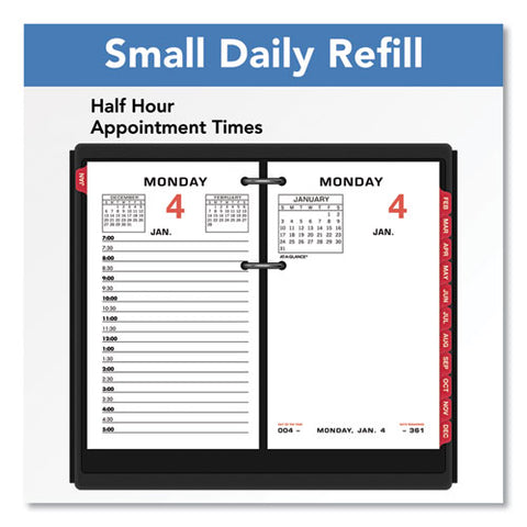 Two-color Desk Calendar Refill, 3.5 X 6, White Sheets, 12-month (jan To Dec): 2025