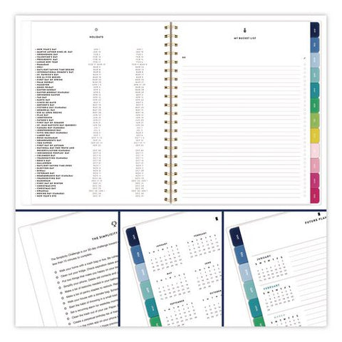 The Simplified Planner By Emily Ley Academic Weekly/monthly Planner, 11 X 8.5, Happy Stripe, 12-month (july-june): 2026-2027
