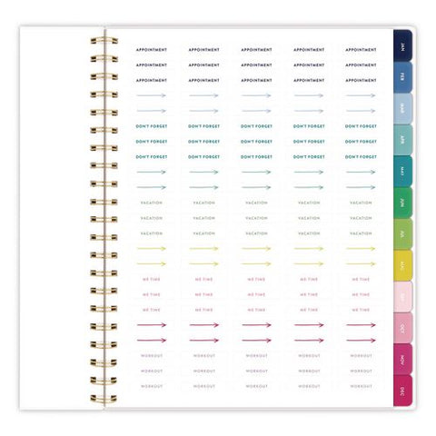 The Simplified Planner By Emily Ley Academic Weekly/monthly Planner, 11 X 8.5, Happy Stripe, 12-month (july-june): 2026-2027