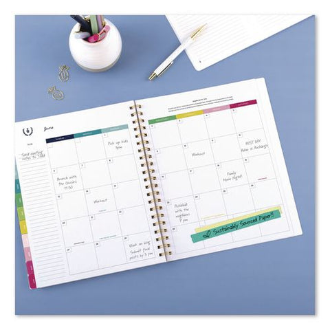 The Simplified Planner By Emily Ley Academic Weekly/monthly Planner, 11 X 8.5, Happy Stripe, 12-month (july-june): 2026-2027