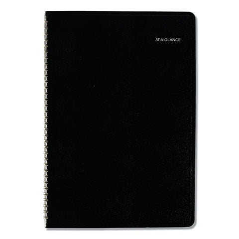 Dayminder Monthly Planner, Ruled Blocks, 12 X 8, Black Cover, 14-month: Dec 2024 To Jan 2026