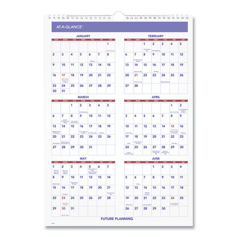 Monthly Wall Calendar With Ruled Daily Blocks, 12 X 17, White Sheets, 12-month (jan To Dec): 2025