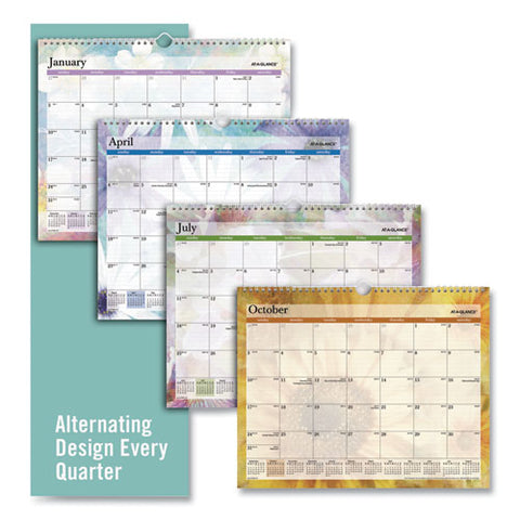 Dreams Monthly Wall Calendar, Seasonal Artwork, 15 X 12, Multicolor Sheets, 12-month (jan To Dec): 2025