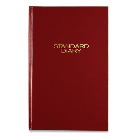 Standard Diary Daily Diary, 2025 Edition, Wide/legal Rule, Red Cover, (200) 12 X 7.75 Sheets