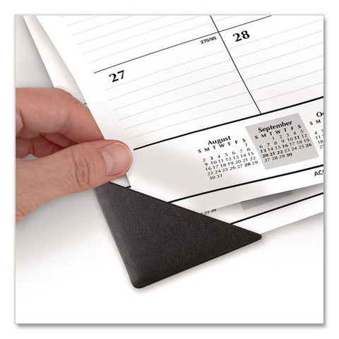 Academic Monthly Deskpad Calendar, White/black Sheets, Black Headband/corners, 21 X 17, 16-month (jan To Dec): 2026 To 2027