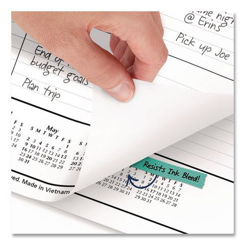 Academic Monthly Deskpad Calendar, White/black Sheets, Black Headband/corners, 21 X 17, 16-month (jan To Dec): 2026 To 2027