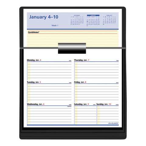 Flip-a-week Desk Calendar Refill With Quicknotes, 7 X 6, White Sheets, 12-month (jan To Dec): 2025