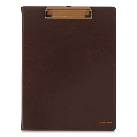 Signature Collection Monthly Clipfolio, 11 X 8, Distressed Brown Cover, 13-month: Jan 2025 To Jan 2026