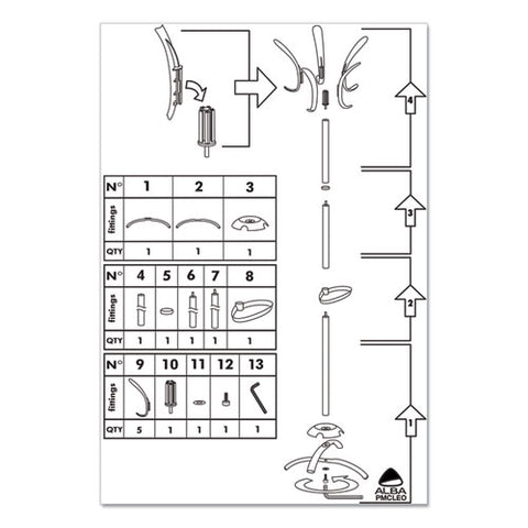 Cleo Coat Stand, Stand Alone Rack, Ten Knobs, Steel/plastic, 19.75w X 19.75d X 68.9h, Black