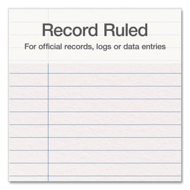 Record Ledger Book, Record-style Rule, Blue Cover, 12.12 X 7.62 Sheets, 300 Sheets/book
